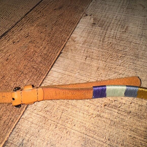 J. Crew woman’s thread wrapped thin leather belt - Picture 7 of 7